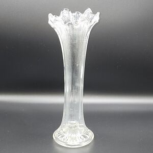 Vintage Long Crystal Vase 11.75‎ in